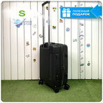 Маленький чемодан Mironpan Model 74, Черный, S с расширителем