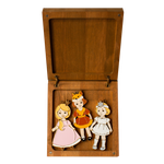 Подарочный набор из трех игрушек: Принцесса, Лисичка и Снежинка