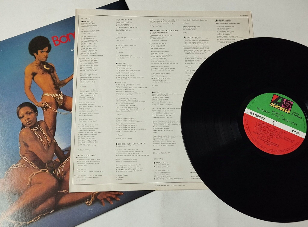 Винтажная виниловая пластинка LP Boney M Ma Baker, Sunny, Daddy Cool (Japan 1977) (No Obi) Belfast