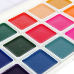 Акварель медовая "Классика" 21 цвет, без кисти, пластик (Гамма)