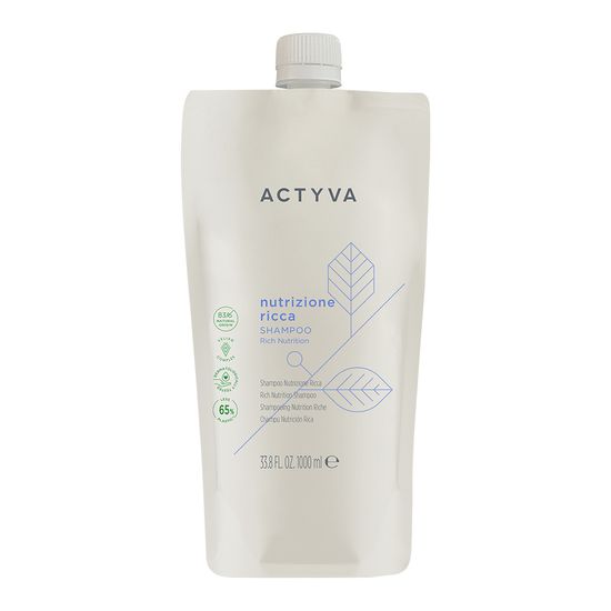 Actyva Шампунь для сухой кожи головы, очень сухих и чувствительных волос Nutrizione Ricca Shampoo, 1000ml