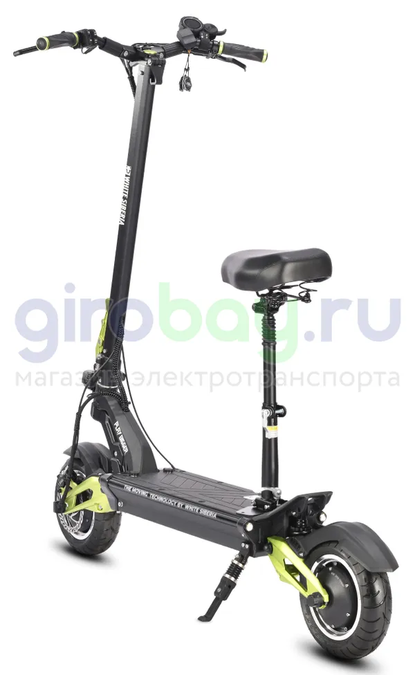 Электросамокат WHITE SIBERIA NERPA PRO 3600W Elka Green (зеленый) фото 1 фото №6
