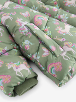 Куртка утепленная с капюшоном для девочки Next Q81-821, Хаки