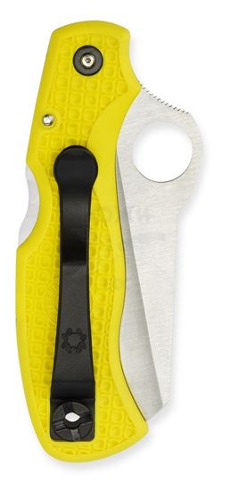 Складной нож Spyderco Saver Salt C118SYL c клинком из стали H1, рукоять FRN