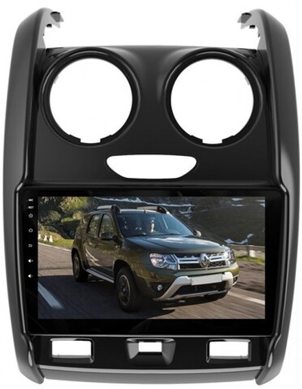 Магнитола для Renault Duster 2015-2020, Lada Largus 2021+ - Carmedia YR-9109-S9 на Android, 8-ЯДЕР, 4ГБ-64ГБ, SIM-слот