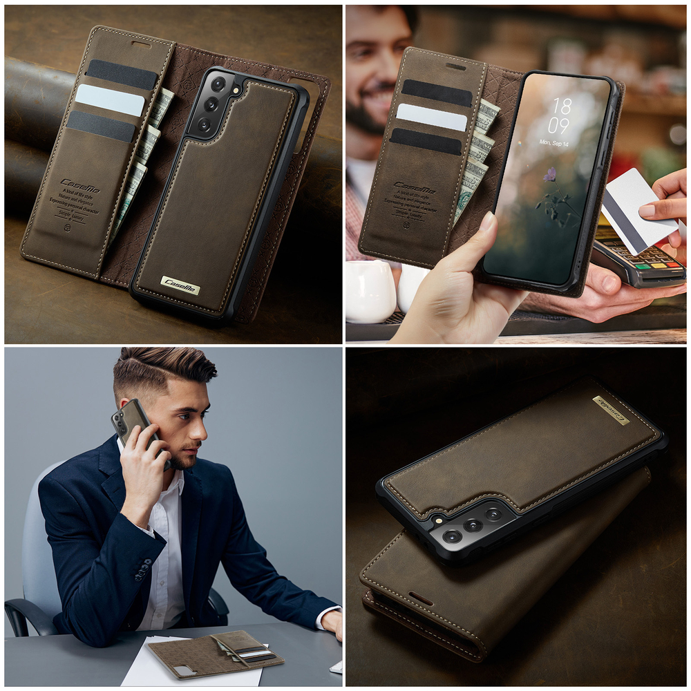 Чехол-кошелек CaseMe 2 in 1 MagSafe Samsung Galaxy S21 FE