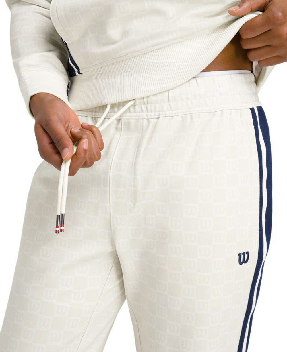 Мужские теннисные штаны Wilson Clairmont Warm-Up Jogger - Бежевый