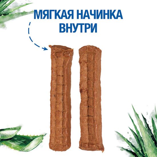 Monge Gift Лакомство для собак "Мясные батончики" с Лососем, алоэ и дрожжами, для здоровья кожи 40 гр