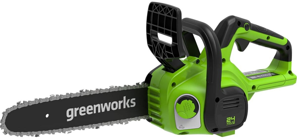 Цепная пила аккумуляторная GREENWORKS G24CS25 24В,25см,3/8-1,1-40 (без АКБ и ЗУ) (2007707)