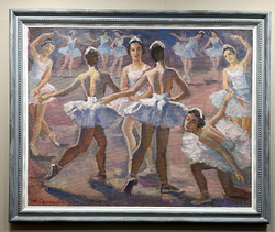 Сергеева Нина Алексеевна. Балет. Холст, масло. СССР. 1982 г. 80 × 100 см