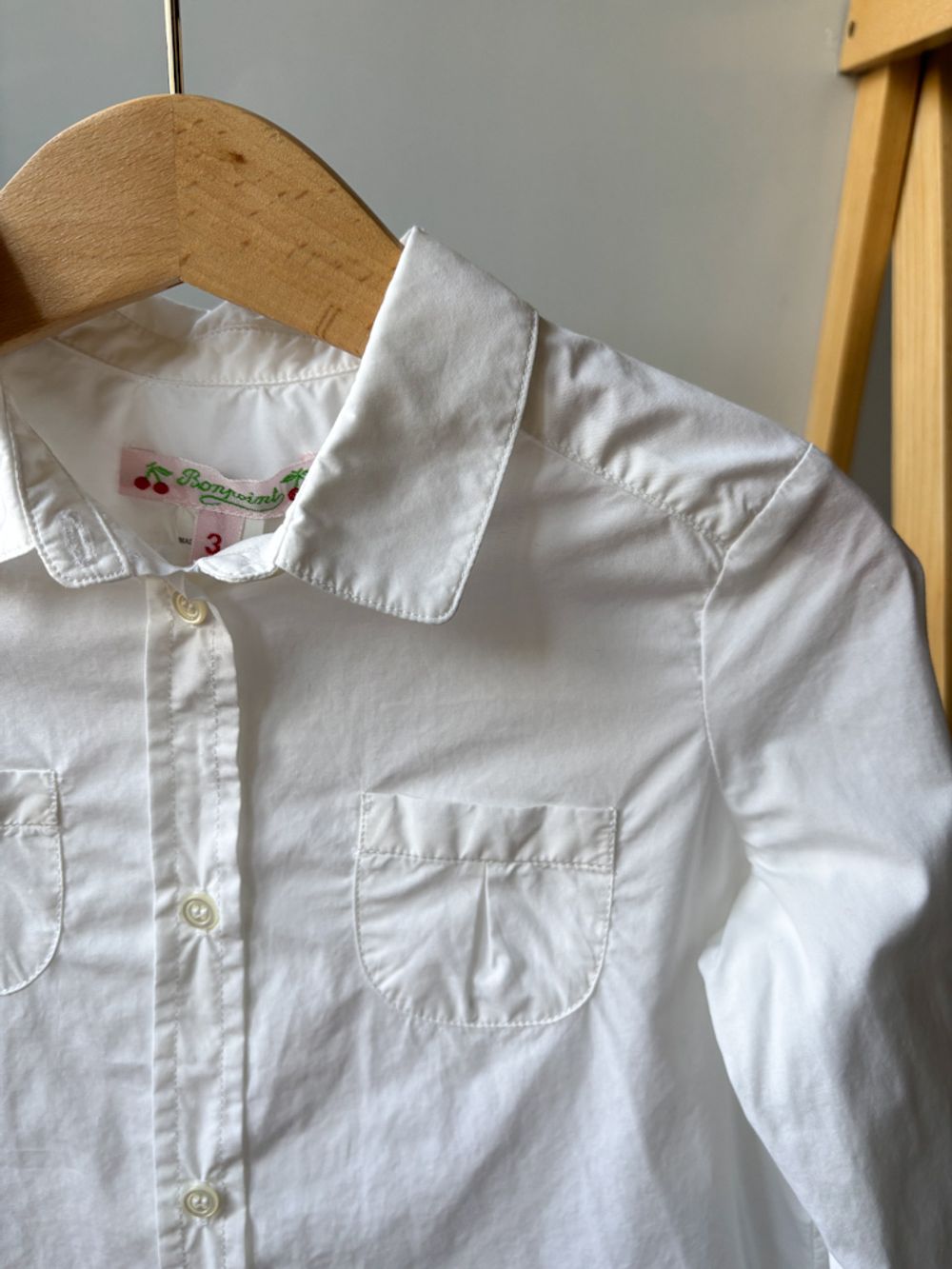 Хлопковая рубашка Bonpoint, 98