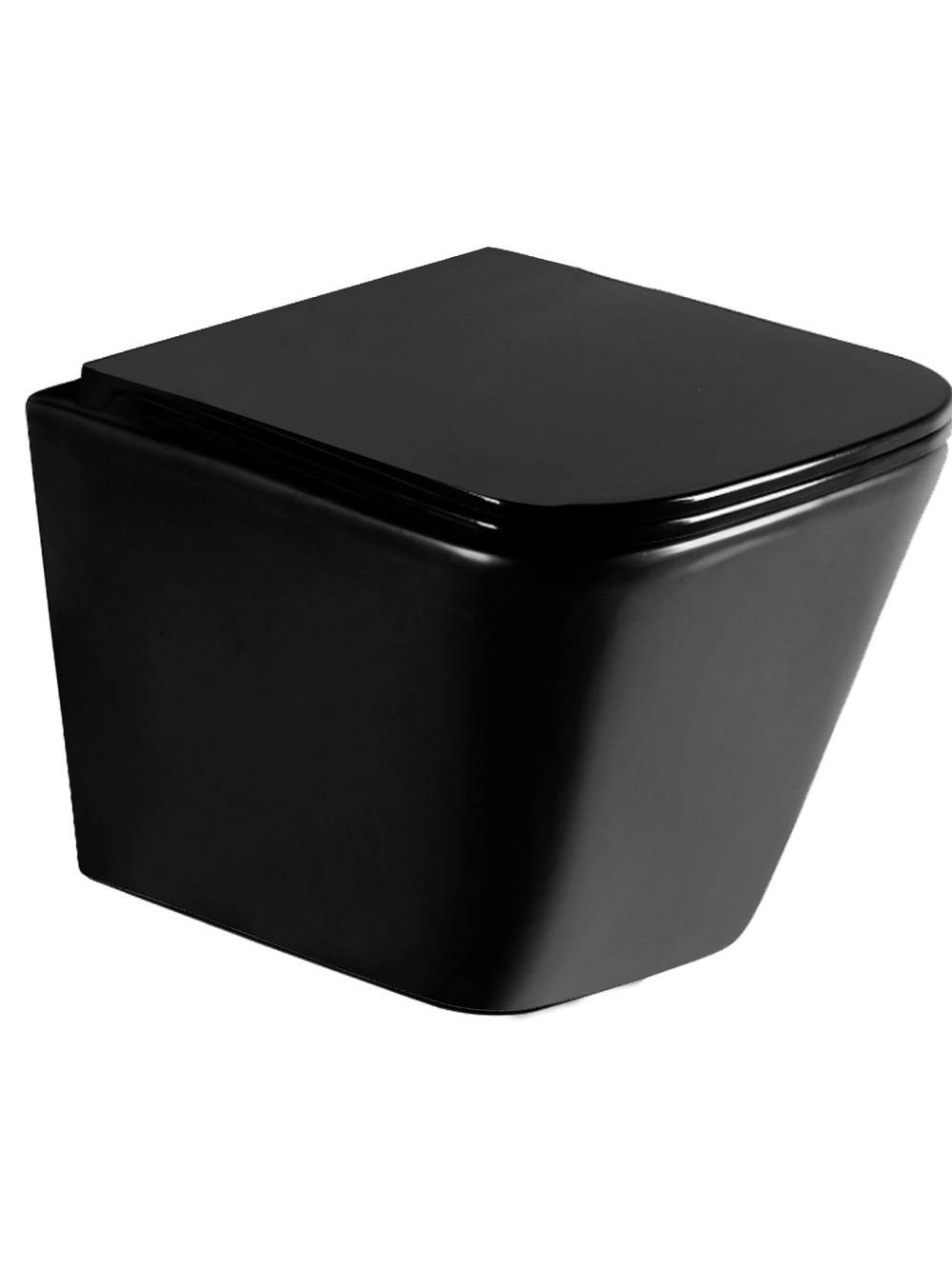 Унитаз подвесной WeltWasser WW GELBACH 043 GL-BL 10000011695 черный глянец