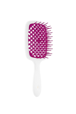 Расческа-массажер Janeke Superbrush SP226BIA FUX (белый/фиолетовый)