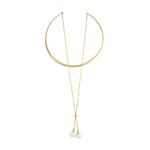 Колье Possebon White Pearl B0501.1 BW/G