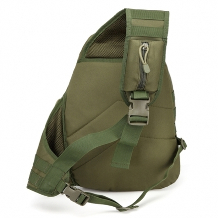 Рюкзак однолямочный хаки-олива 20л