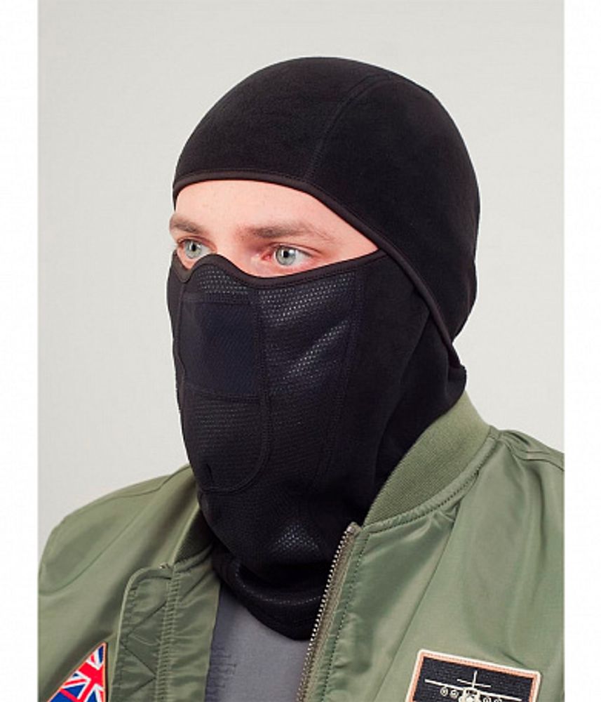Балаклава флис вставка-сетка для носа
