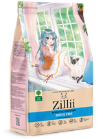 Zillii корм сухой для взрослых кошек чувствительное пищеварение