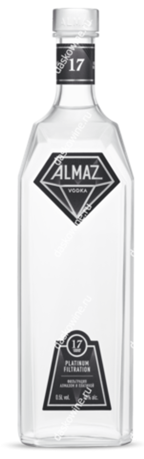 Водка Алмаз 17 0,5 40% АО "Башспирт" Россия