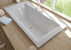 Ванна из литьевого мрамора Эстет Стелла 180х80 белая, ФР-00002809