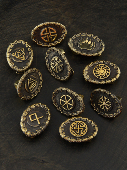 Замок «ДРУИД» в ассортименте из латуни с чернением