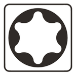 Насадка T40, 25 мм, C-form, 3 шт. Makita B-23656 T25 25 мм C-form 3 шт.