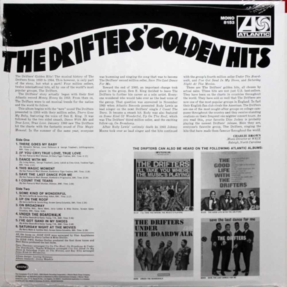 The Drifters / Golden Hits (Mono)(Limited Edition)(LP)