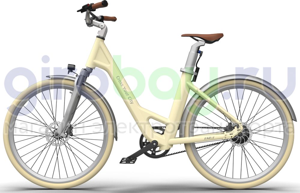 Электровелосипед ADO A28 LITE (36V/9,6Ah) - Жёлтый фото №3