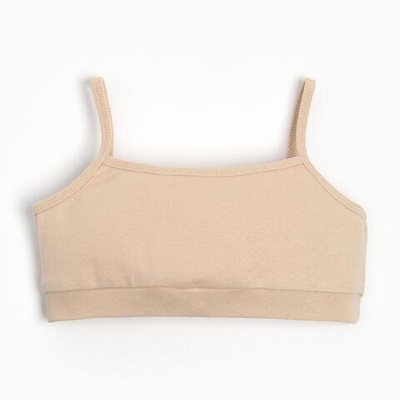 Топ для девочек р.140см. бежевый 9429110 (MINAKU)