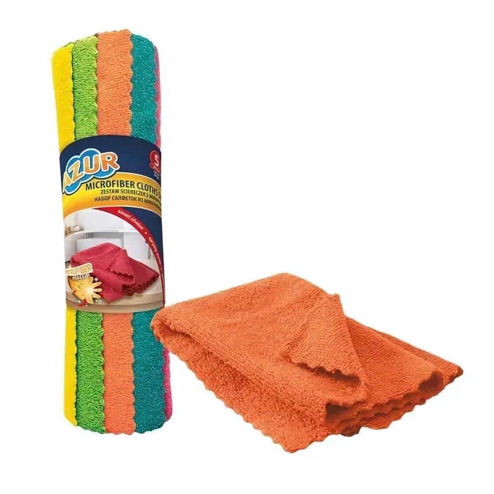 Салфетка из микрофибры Азур набор 5 шт.