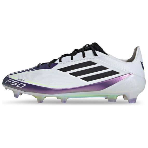 Бутбольные бутсы Adidas F50 Низкие Белый/Черный/Летательный аппарат