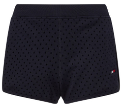 Женские теннисные шорты Tommy Hilfiger RW Terry Polka Dot Short - Turquoise