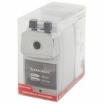 Точилка механическая BRAUBERG "METALLIC-X", для ч/гр и цветных карандашей (в том числе утолщенных), крепление, металлический корпус, 228481