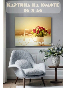 Картина на стену 40 X 50 Цветы