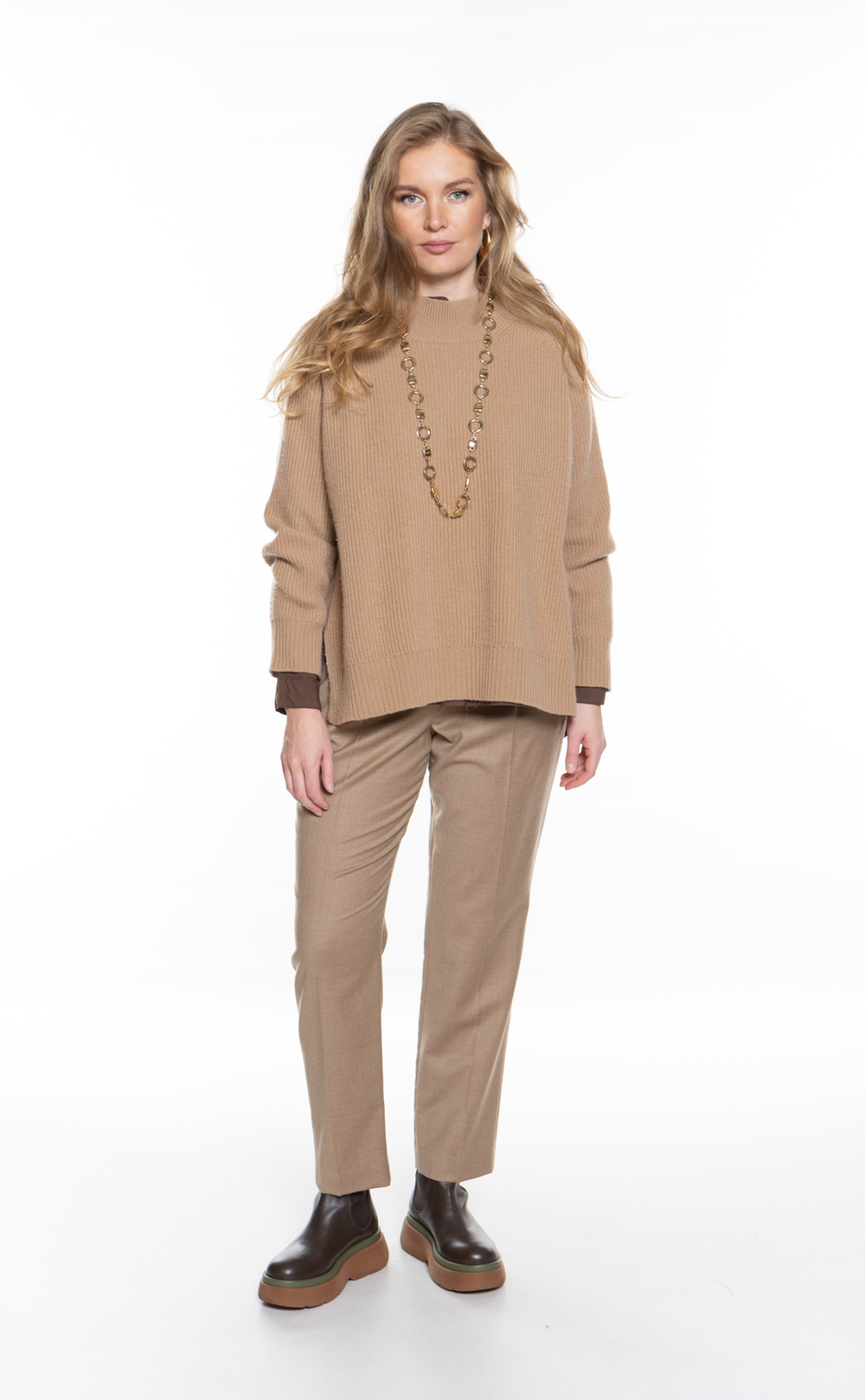 СВИТЕР ИЗ ШЕРСТЯНОЙ ПРЯЖИ