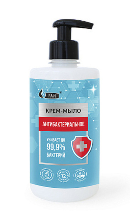 RAIN Крем-мыло жидкое Антибактериальное 500мл дозатор