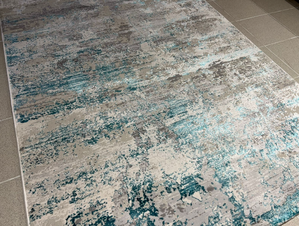 Antik 5072A CREAM \ P.TURQUOISE Рулон