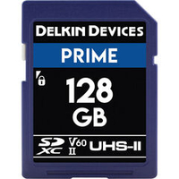 Карта памяти Delkin Devices Prime SDXC 128GB UHS-II U3 V60, R/W 280/150 МБ/с