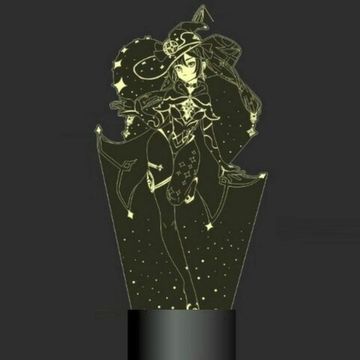3D лампа Геншин Импакт, Genshin Impact. Мона