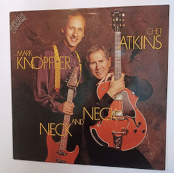 Винтажная виниловая пластинка LP Chet Atkins And Mark Knopfler Neck And Neck (Holland 1990)