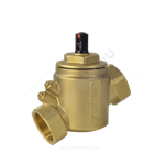 Клапан балансировочный автомат латунь R206A Ду 15 G1/2" A Ру25 ВР 0.27612 - 0.8244 м3/ч без ниппелей Giacomini R206AY013