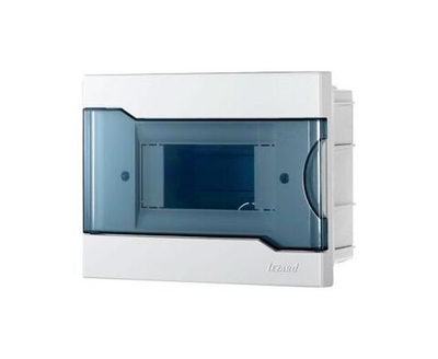 Бокс с прозрачной крышкой ЩРВ-П-6 для внутренней установки 6-и модульных устройст