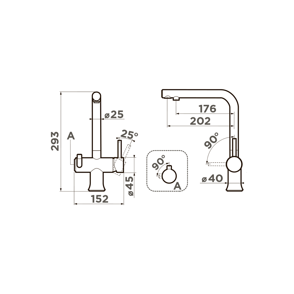 Смеситель Omoikiri Hotaru-GM-B