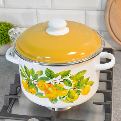 Кастрюля 5,5л "Грушевый сад"