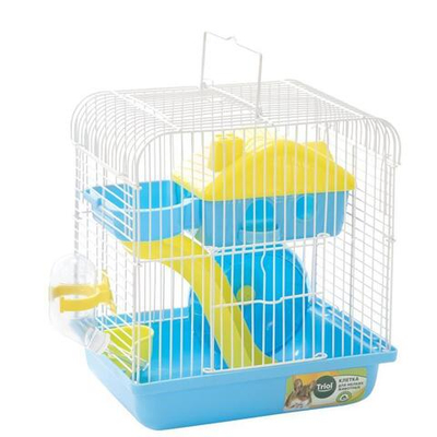 Клетка YD257B для мелких животных, эмаль, голубая, 225*170*250мм, Triol