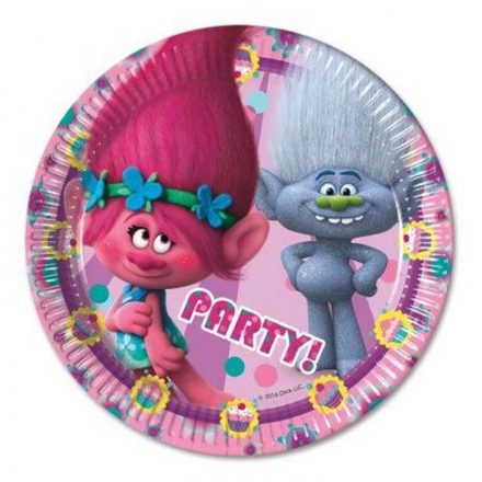 Распродажа Тарелки Тролли 8шт 18см.