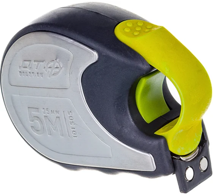Рулетка металлическая с нейлоновой лентой 5мх25мм "Дело техники" 101505