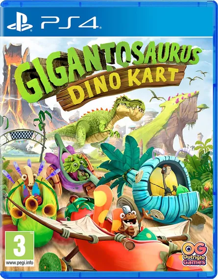 PS4 Gigantosaurus: Dino Kart (Новый, Английская версия, CUSA-30731)