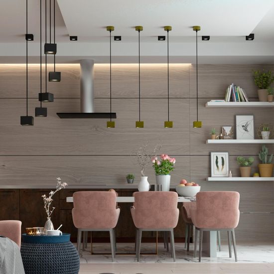 358672 OVER NT21 231 золото Светильник накладной светодиодный, провод 2м IP20 LED 4000К 12W 220V PATERA