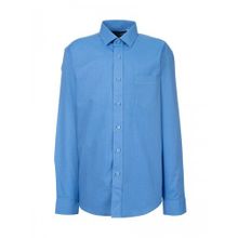 Темно-голубая классическая рубашка TSAREVICH