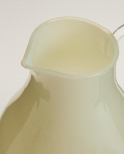 Zara Home кувшин из боросиликатного стекла, цвет жёлтый, 20 см
